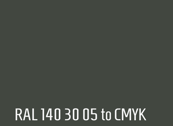RAL 140 30 05 to CMYK
