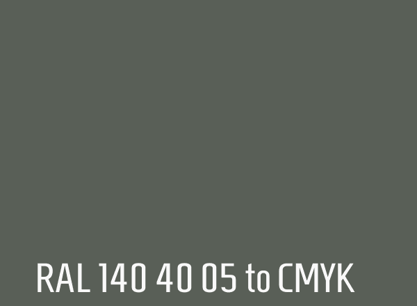 RAL 140 40 05 to CMYK