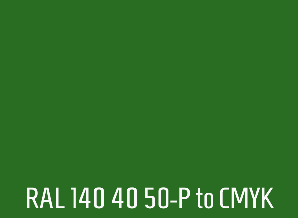RAL 140 40 50-P to CMYK