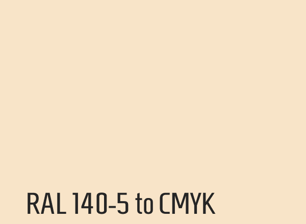 RAL 140-5 to CMYK