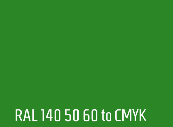 RAL 140 50 60 to CMYK