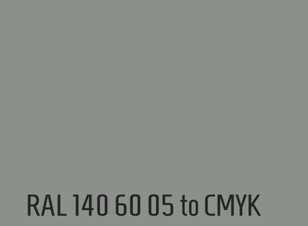 RAL 140 60 05 to CMYK