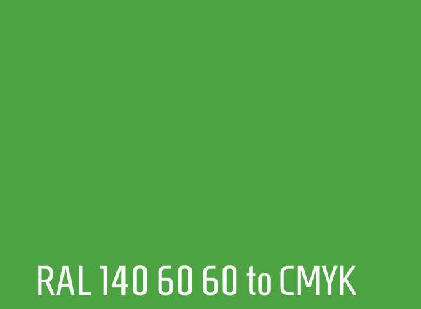 RAL 140 60 60 to CMYK