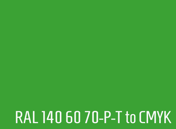 RAL 140 60 70-P-T to CMYK