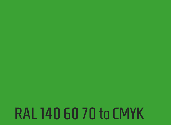 RAL 140 60 70 to CMYK