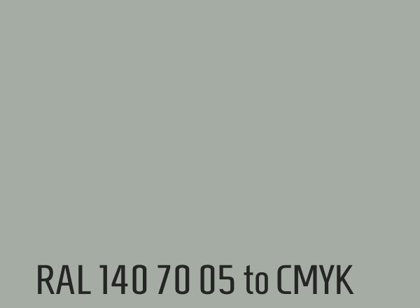 RAL 140 70 05 to CMYK