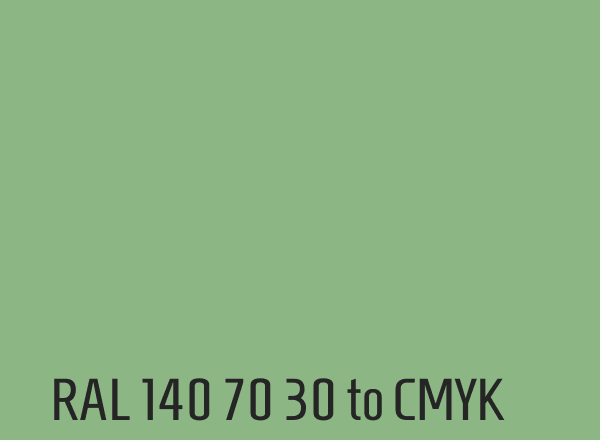 RAL 140 70 30 to CMYK