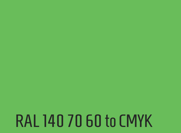 RAL 140 70 60 to CMYK