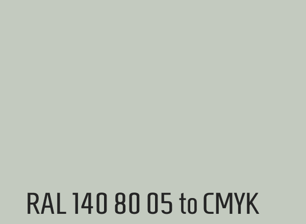 RAL 140 80 05 to CMYK
