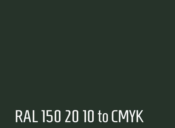 RAL 150 20 10 to CMYK
