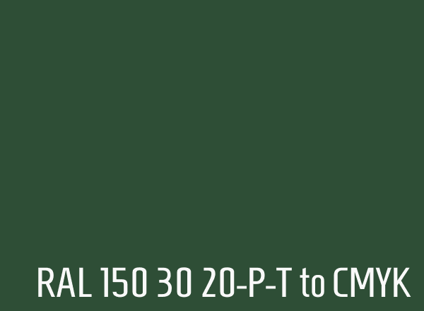 RAL 150 30 20-P-T to CMYK
