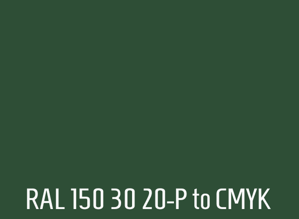 RAL 150 30 20-P to CMYK