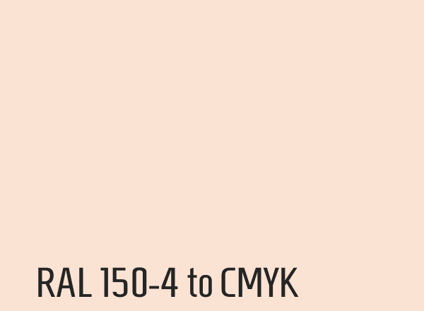RAL 150-4 to CMYK