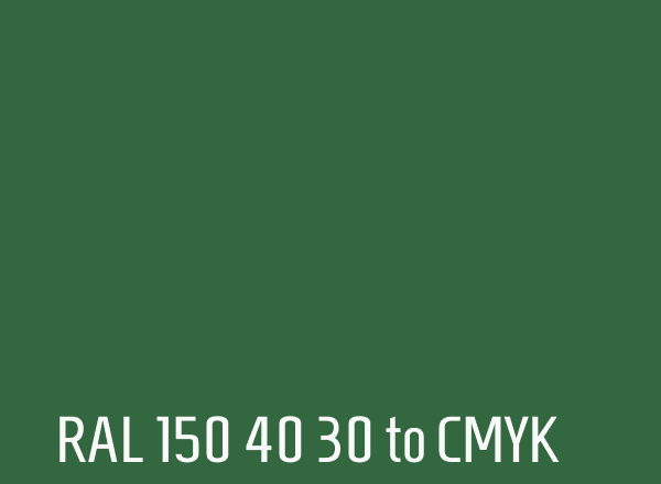 RAL 150 40 30 to CMYK