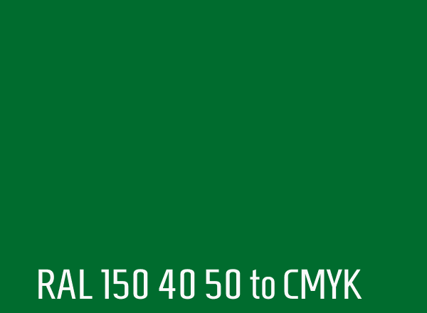 RAL 150 40 50 to CMYK