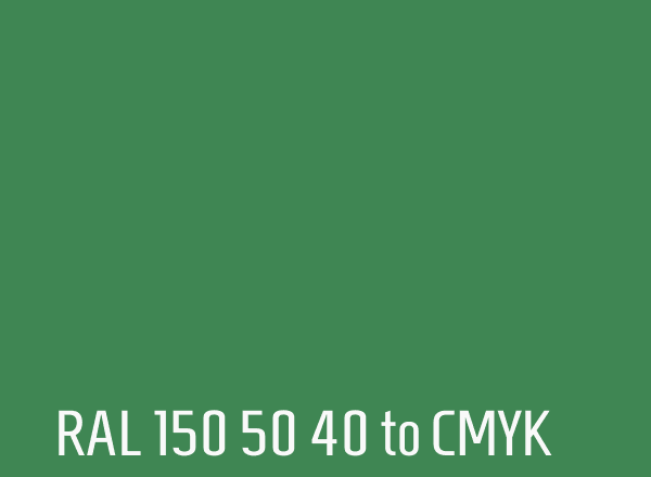 RAL 150 50 40 to CMYK