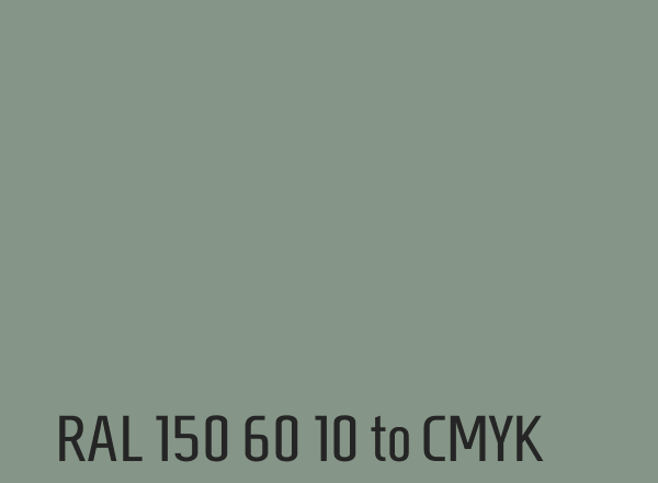 RAL 150 60 10 to CMYK