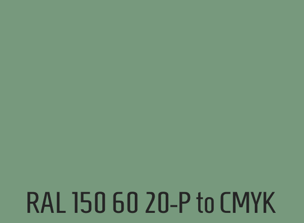 RAL 150 60 20-P to CMYK