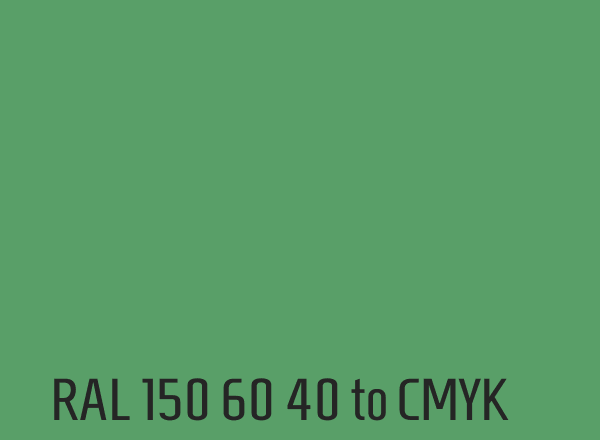 RAL 150 60 40 to CMYK