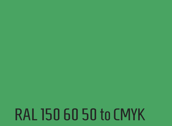 RAL 150 60 50 to CMYK