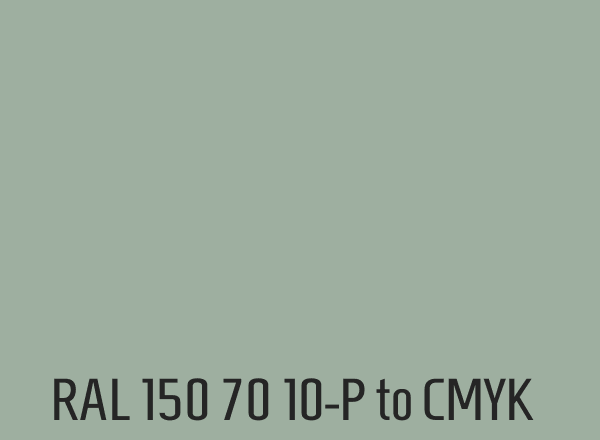 RAL 150 70 10-P to CMYK