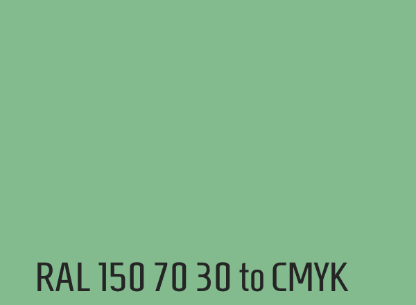 RAL 150 70 30 to CMYK