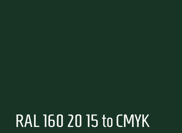 RAL 160 20 15 to CMYK