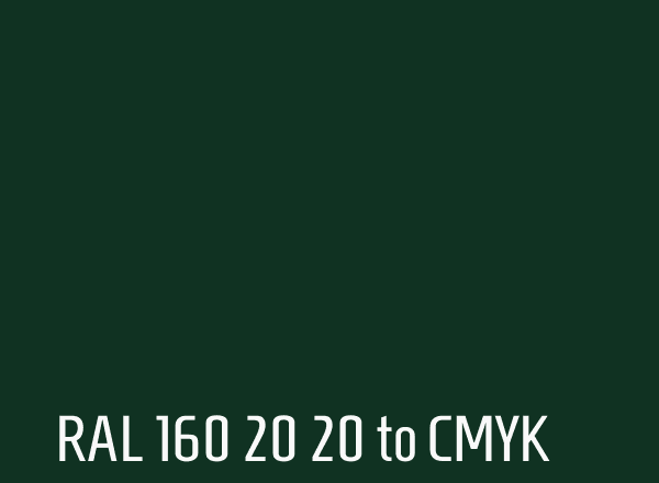 RAL 160 20 20 to CMYK