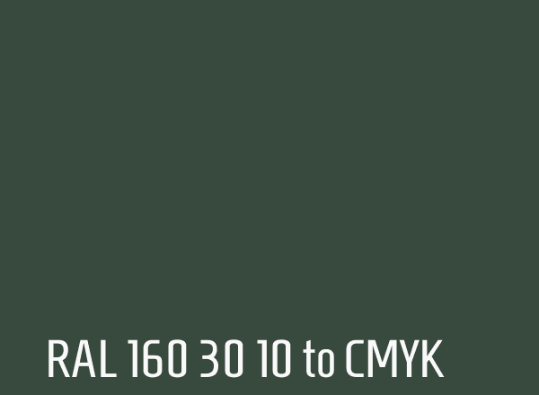 RAL 160 30 10 to CMYK