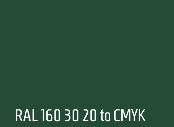 RAL 160 30 20 to CMYK