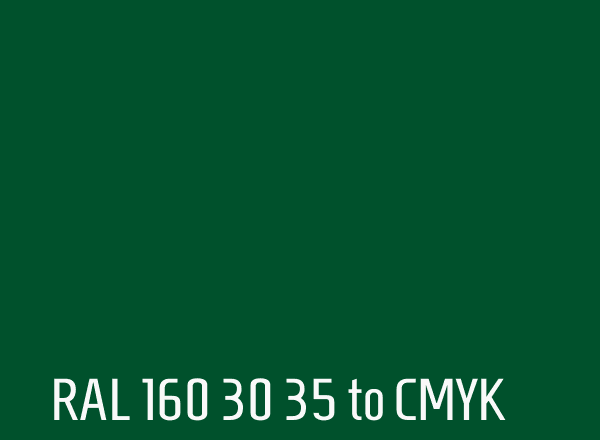 RAL 160 30 35 to CMYK
