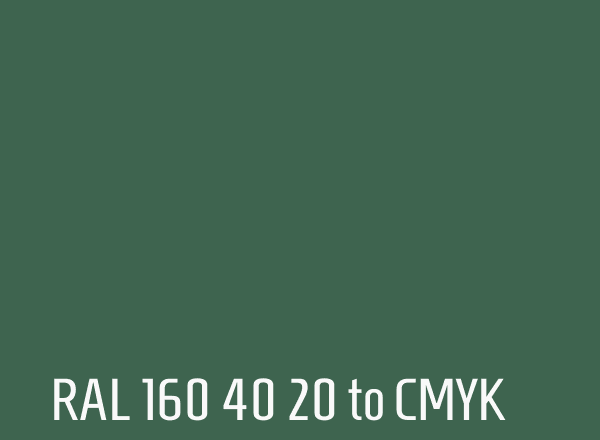 RAL 160 40 20 to CMYK