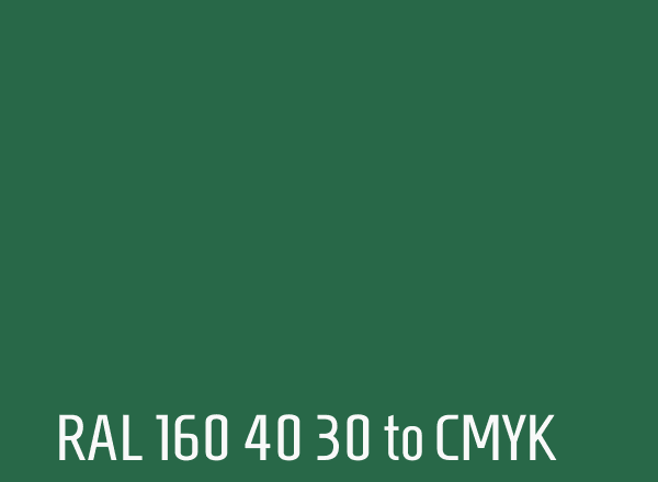 RAL 160 40 30 to CMYK