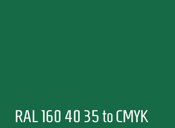 RAL 160 40 35 to CMYK