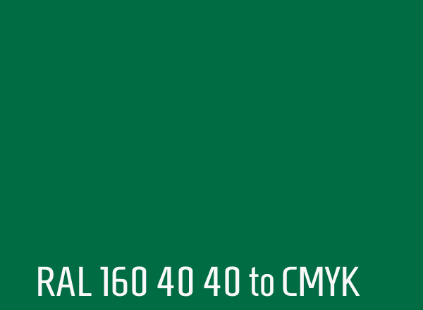 RAL 160 40 40 to CMYK