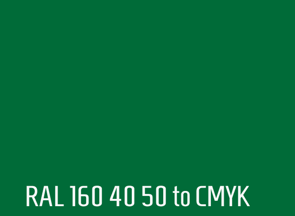 RAL 160 40 50 to CMYK