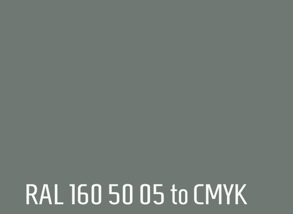 RAL 160 50 05 to CMYK
