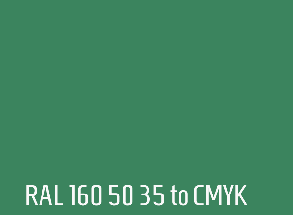RAL 160 50 35 to CMYK