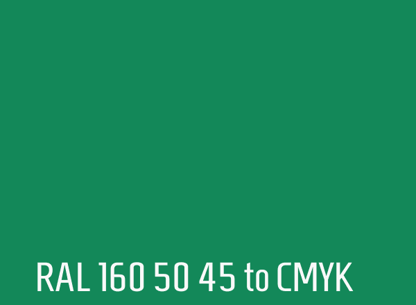 RAL 160 50 45 to CMYK