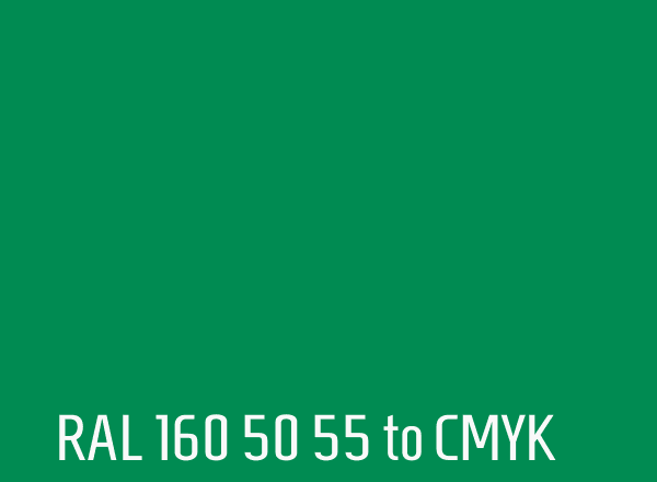 RAL 160 50 55 to CMYK