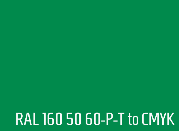 RAL 160 50 60-P-T to CMYK
