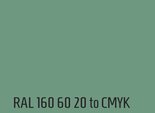RAL 160 60 20 to CMYK