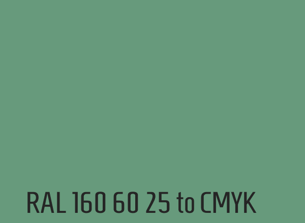 RAL 160 60 25 to CMYK