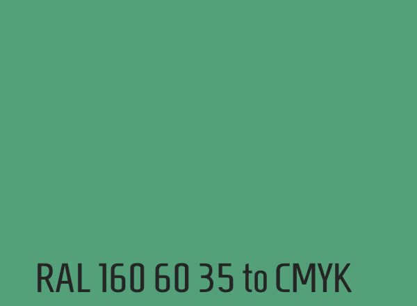RAL 160 60 35 to CMYK