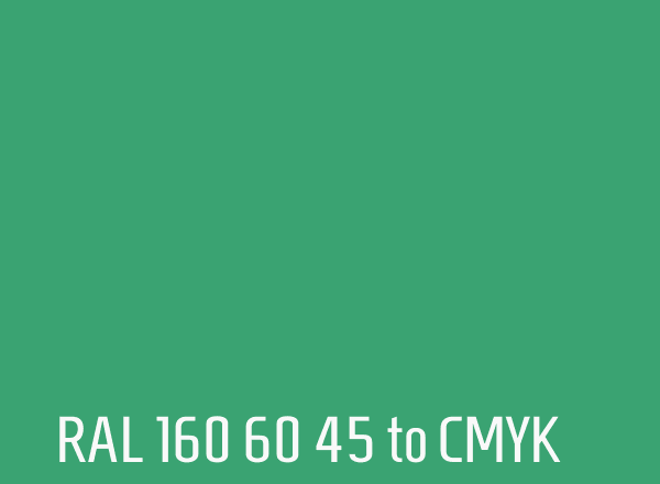 RAL 160 60 45 to CMYK
