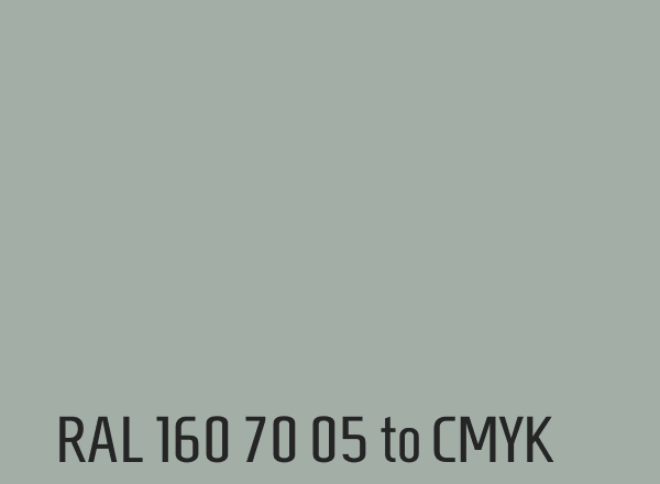 RAL 160 70 05 to CMYK