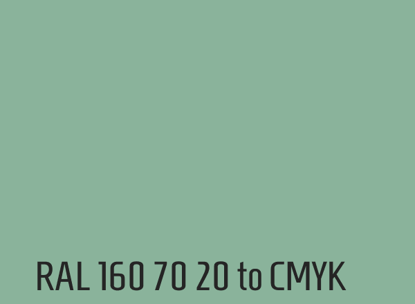RAL 160 70 20 to CMYK