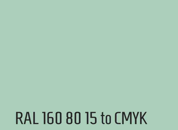 RAL 160 80 15 to CMYK