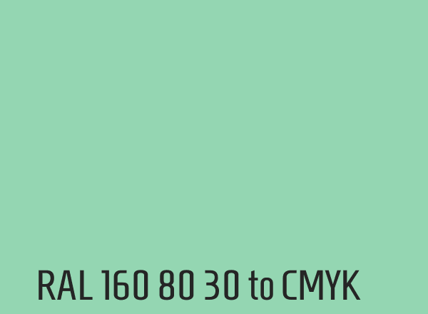 RAL 160 80 30 to CMYK
