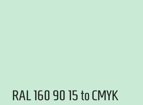 RAL 160 90 15 to CMYK